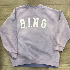 Anine Bing Graphic Crewneck Sweatshirt